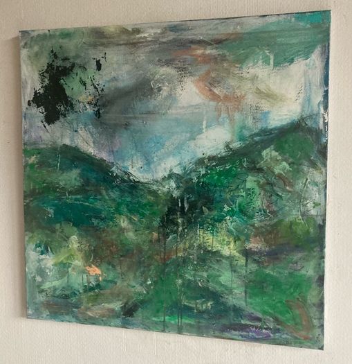 Large Original Painting Original Irish Landscape Framing Option The Wicklow Way Irish Valley Art Wicklow Dublin Kerry Original Irish Art