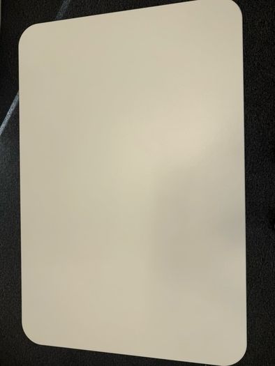 White office desk