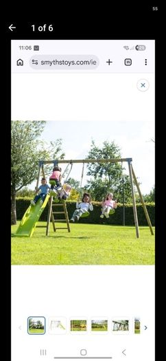 TP (Smyths) Swing set + Slide