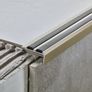 Stair Nosing With Rubber Insert Anodised Aluminium 35mm X 19.5mm X 1000mm Image 5
