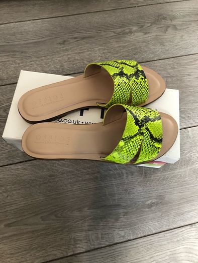 Brand new sandals from office.