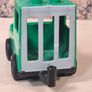 Vintage Lego Duplo Police Van Car Green Paddywagon Image 7