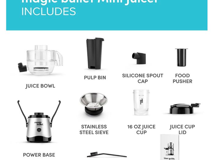 Nutribullet magic bullet Centrifugal Silicone & Stainless Steel Juicer