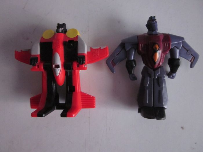 Vintage Mc Donalds Happy Meal transformers Armada Starscream Toy FiguresX3