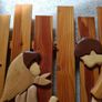 wood decor wall hanging Image 5