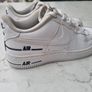 Nike Air Force 1 LV8 3 GS white black Double Air CJ4092-100 UK 3 EU 35.5 Image 5