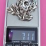 Curb Chunky Necklace .925 Sterling Silver 71g Image 2