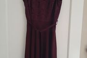 Maroon Dress - Dorothy Perkins - Size 12