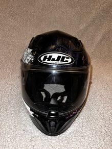 Ladies motor bike helmet
