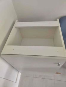 White Kitchen Cabinet Unit | Strong & Clean | Great Storage Option