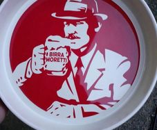 Moretti Beer tray metal #2
