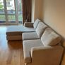 L Shape Couch in cream Image 9
