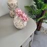 Brand new dusky pink floral crown headpiece fascinator headband crown Image 6