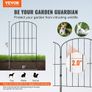 Garden Fence, No Dig Fence 61 cm (H)x 33 cm(L) Animal Barrier Fence, Underground Decorative Garden Fencing with 5.1 cm Spike Spacing, Metal Dog Fence for the Yard and Outdoor Patio, 28 Pack Image 2