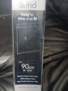 3ft White Blackout Roller Blind - Brand New