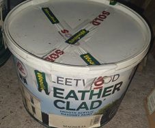 Fleetwood paint weather clad magnolia  c.15L external outdoor