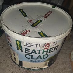 Fleetwood paint weather clad magnolia  c.15L external outdoor