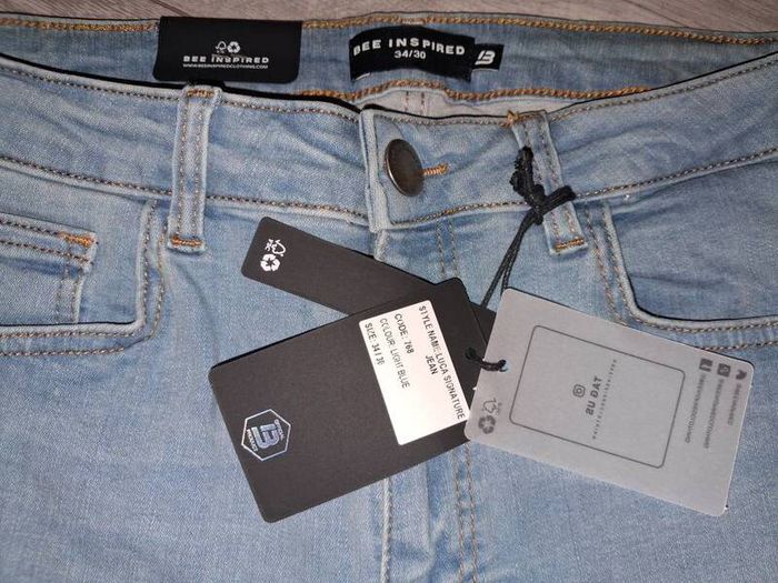 Brand New Bee Inspired Luca Signature Skinny Jeans - Size - 34/30 - 60.00 - Sterling - 78.00 - Euro