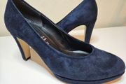Gabor Gab270 Court Shoe - Navy Suede RRP 80 Euro Soft &amp; Smart UK 5  &amp; UK 4.5 New &amp; Boxed
