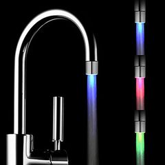 Tap Glow Color Kitchen Bathroom LED Light Faucet
