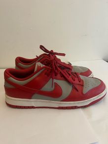 Nike Dunk Low Retro Medium Grey Varsity Red Size 8.5
