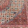 Beautiful Persian Moud Wool and Silk Square Rug and Runner Image 6