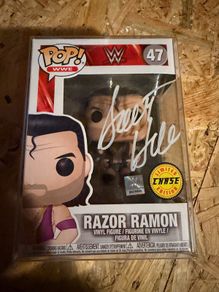 Funko WWE Razor Ramon Vaulted Chase 47 Scott Hall Autograph