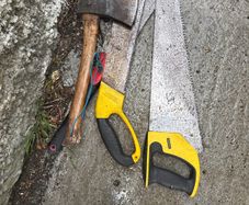 saws and axe