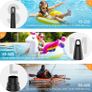 Electric Air Pump, 5200mAh Portable Air Pump with Fast Inflating/Deflating, Rechargeable Electric Pump with 3 Nozzles for Kids Paddling Pool, Swimming Pool, Airbed, Inflatable Boat (FREE SHIPPING) Image 3