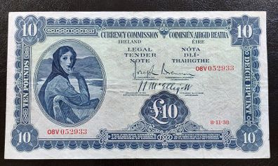 1938 Lady Lavery 10 Pound