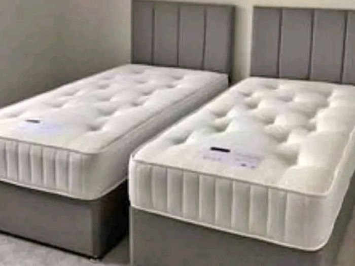 New Stylish single ,Double 4ft, 4ft6, King 5ft And 6ft Superking Sizes Divan Beds Instock. Drawers And Optional Tufted Mattresses Available. Free Delivery