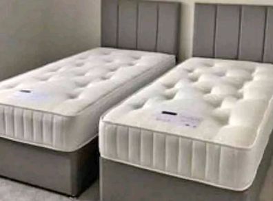 New Stylish single ,Double 4ft, 4ft6, King 5ft And 6ft Superking Sizes Divan Beds Instock. Drawers And Optional Tufted Mattresses Available. Free Delivery