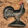 100 Year Old  Cast Iron Rooster Doorstop Pattern Image 2