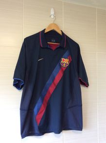 FC Barcelona Jersey. Official Nike Mens Away Jersey Season 2002-2003. Original From The Time. Not A Modern Remake.