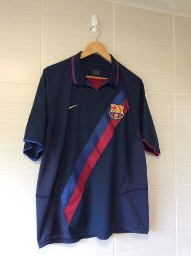 FC Barcelona Jersey. Official Nike Mens Away Jersey Season 2002-2003. Original From The Time. Not A Modern Remake.