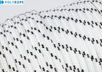Double Braided Marine Polyester Rope Black or Red Excellent strength and flexibility