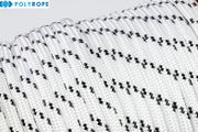 Double Braided Marine Polyester Rope Black or Red Excellent strength and flexibility
