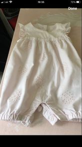 Girls new romper suit 0/3 mths