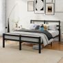 King Bed Frame with Headboard Image 6