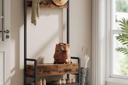 Coat Stand with Shoe Bench and two drawers