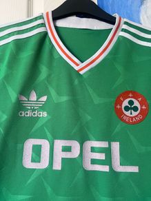 IRELAND Retro Opel jersey green