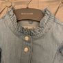 Denim Fitted Blouse Brand New Image 4