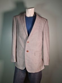 mens Falabella blazer virgin wool mix coat jacket beige Size large EU 50