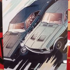 Metal sign for Bullitt movie