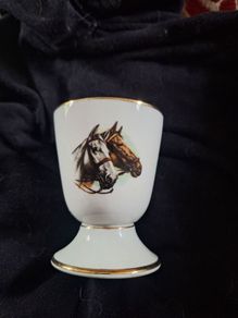 French vintage Dussault cup/minivase/mazagran