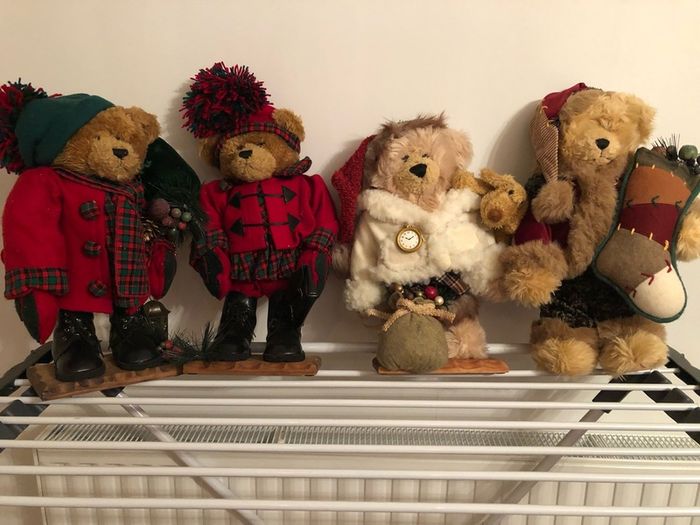 Vintage Christmas Teddies