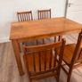 Solid Wood Dining Table and 4 Chairs Image 3