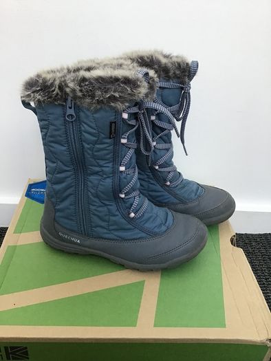 Girls winter snow boots, size 2,5 (35)