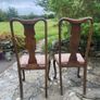 4 antique wooden chairs Image 8