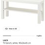 IKEA Lack brown-black TV bench Image 4